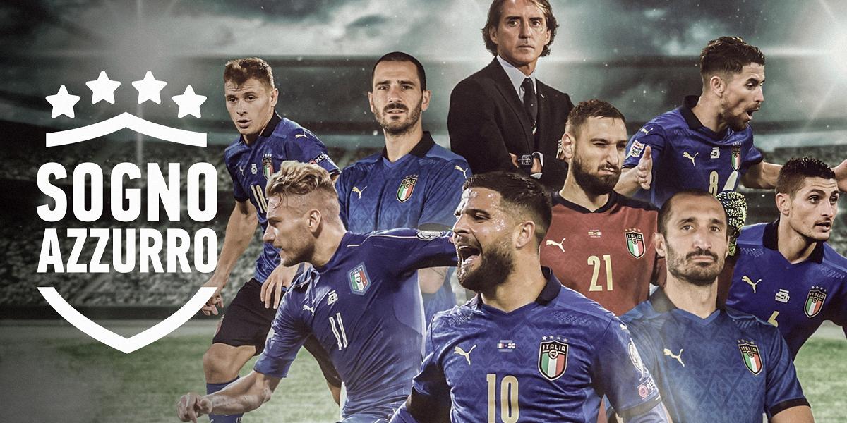 “Sogno Azzurro. La strada per Webley”. Il docu – film del trionfo italiano a Euro 2020