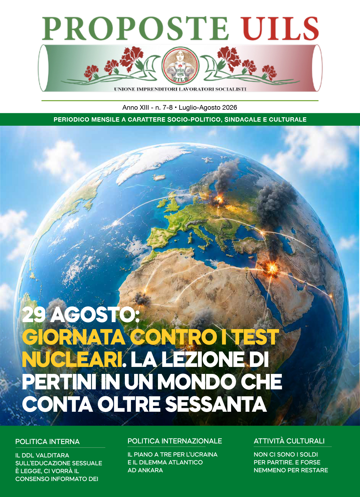 Periodico Proposte UILS – N° 7-8 – Luglio-Agosto 2026